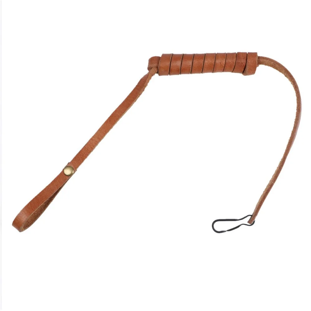 Original Chinese Army PLA Pistol Leather Sling Lanyard Keychain | Спорт и развлечения