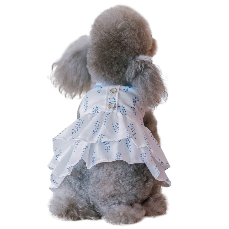 Платье для собак Одежда для маленьких собак собачье свадебное платье юбка одежда для щенков весенняя одежда для домашних животных Чихуахуа Йорк для маленьких собак