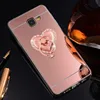 Funda trasera de TPU suave con espejo de lujo para Samsung Galaxy J1 2016 J2 Prime J3 J5 J7 Pro A5 A3 2017 A320F A520F ► Foto 2/6
