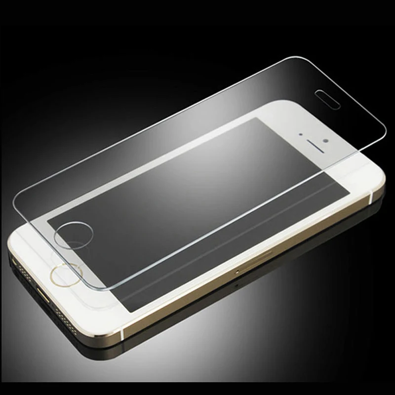 Закаленное стекло для iPhone 5S 5 5G 5C Стекло 9H 0 26 мм Защита экрана + подарок мягкая