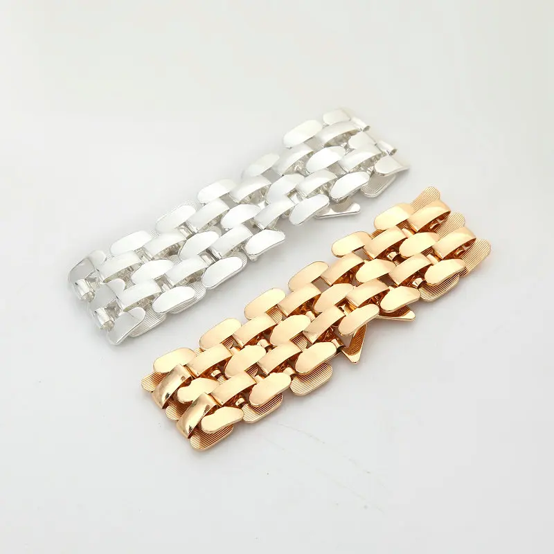Браслет из цинкового сплава золотого и серебряного цвета|punk bracelet|bracelets and banglesbracelet