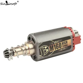 

SINAIRSOFT Custom M160 High Twist Type High Speed Motor High Torque AEG Motor Long Axis for Airsoft M4/MP5 M16 G3 P90 BD1346