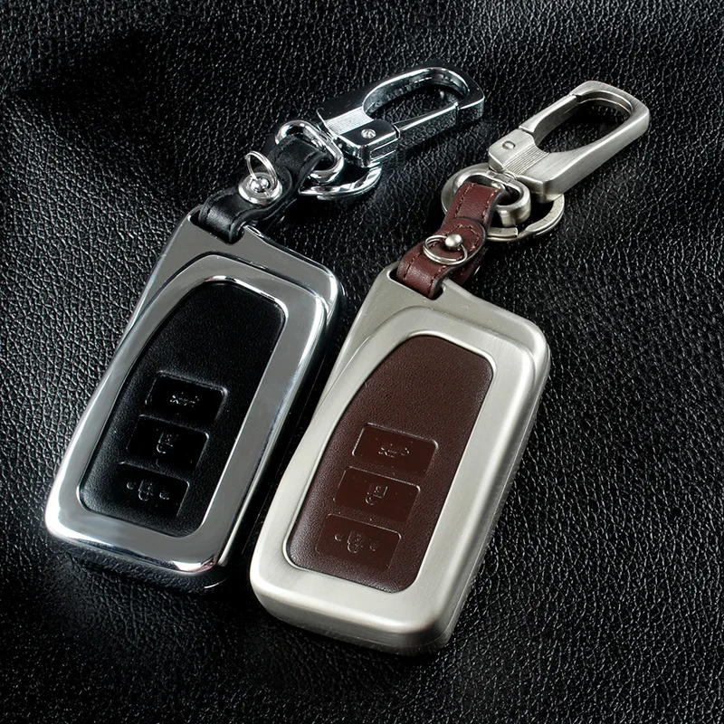 Zinc alloy+Leather Car Styling Key Cover Case For Lexus RX IS ES NX GS GX LX 300 330 350 200 250 270 470 460 570 400 450H CT200H