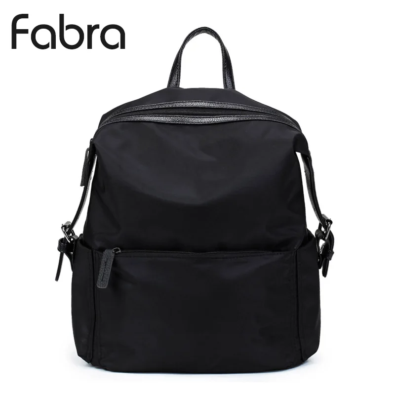 Fabra New Waterproof Nylon Women Backpack Fashion Black Shoulder Back Bag Preppy Style Backpacks for Teenager Girls Daypacks Fabra New Waterproof Nylon Women Backpack Fashion Black Shoulder Back Bag Preppy Style Backpacks for Teenager Girls Daypacks