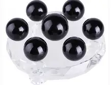 6680060 bola de cristal de obsidiana Sete matriz colorido +++ em casa feng shui ornamentos abertura 40 — 50mm