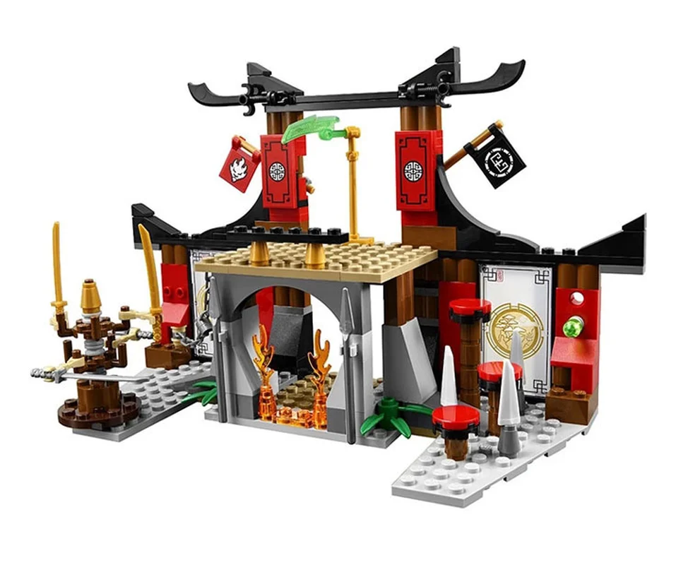 

Ninjago 10319 Duel Ninjutsu Driving Range Model building kits compatible with legoings ninjagoes Educational toys for children