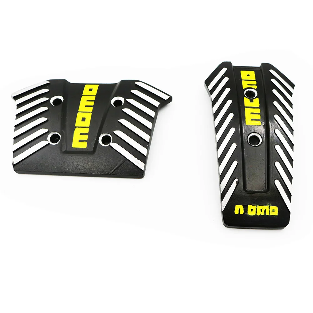 

Yushuangyi Momo Style Black Aluminium Non Slip Sport Pedal Brake Pad Covers Auto Car 2PCS