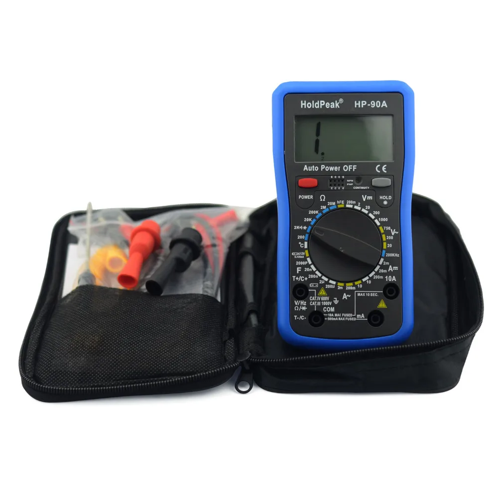 Multimetro Digital HoldPeak HP 90A Digital Multimeter Meter with