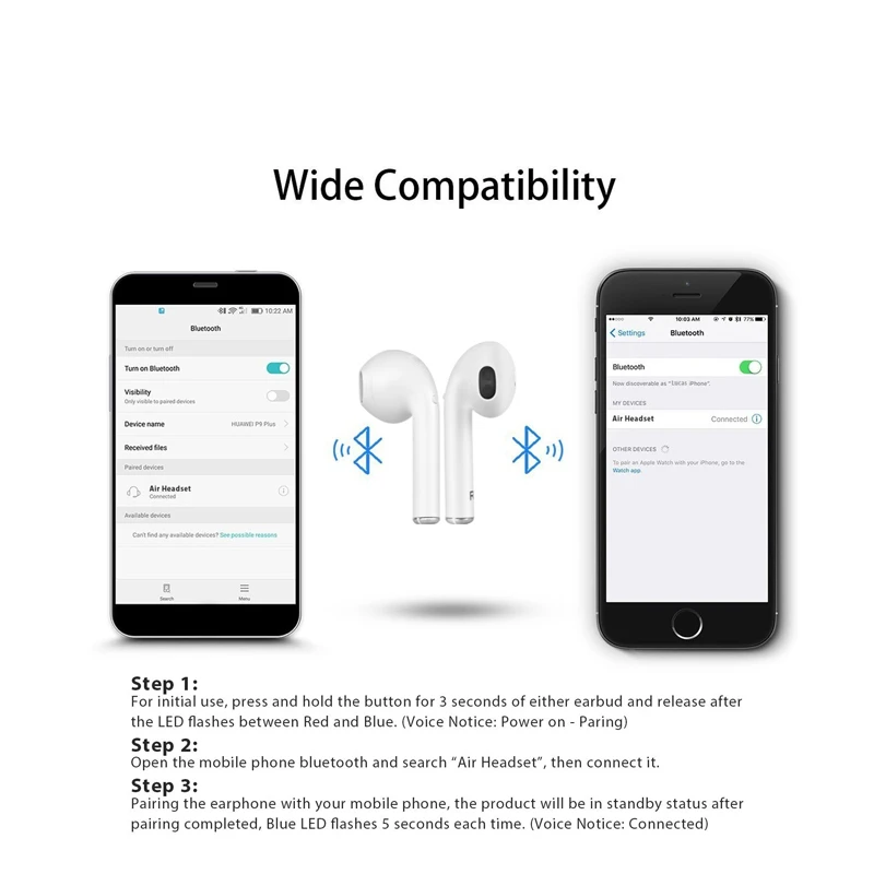 Newest Mini i8-tws Bluetooth Earphone with Charging Box Sport Headphones wireless Earbuds Headset i8x for iPhone All Smart Phone