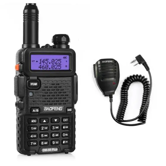 Baofeng DM-5R двухдиапазонный цифровое радио DMR рация, VHF/UHF 136-174/400-480 МГц двухстороннее радио трансивер