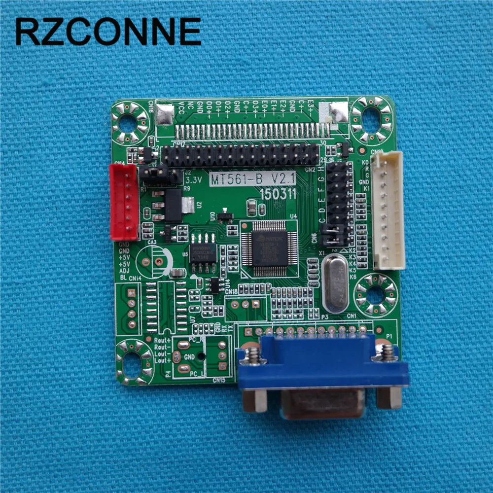 MT561 B 5V универсальная плата контроллера VGA LVDS LCD опционально с помощью