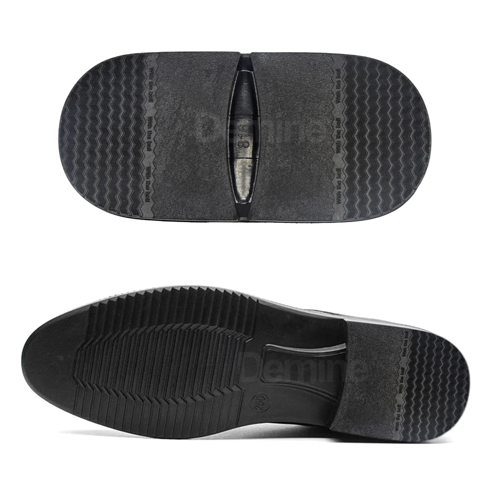 Thicken Rubber Shoe Soles for Men Leather Business Shoes Heel Sole Non-slip Repair DIY Replacement Outsoles