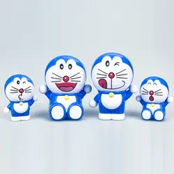 Аниме фигурки 7,2 см куклы игрушечные лошадки торт Doraemon Figura украшения Doraemon Цифры Набор Коллекция Модель игрушечная кукла Фигурка подарок