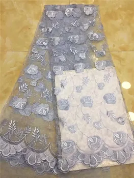 

New Arrival Burgundy 2019 beads African Design Embroidered Tulle Beaded Lace Fabric For Nigerian Wedding Pink sky blue