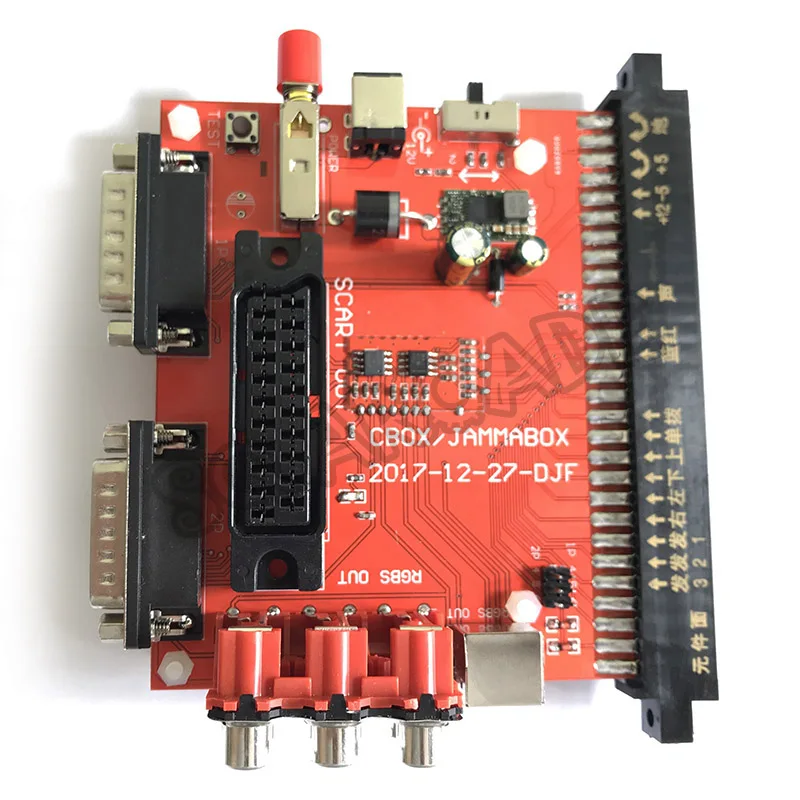 В 12 В JAMMA CBOX Конвертер доска к DB15P Joypad SNK геймпад с Сатурн и SCART выход для JAMMA PCB Pandora box IGS материнская плата