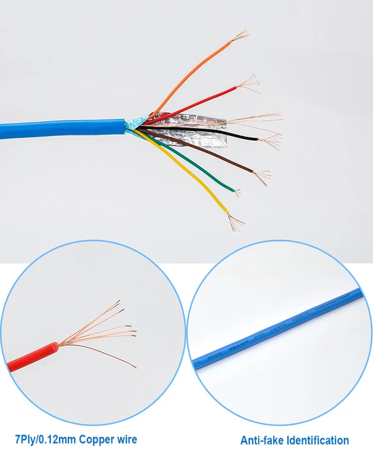 isolado de cobre 196ft hook up ul3132 26 awg 05