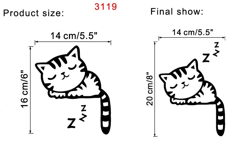 ZY3119 Size