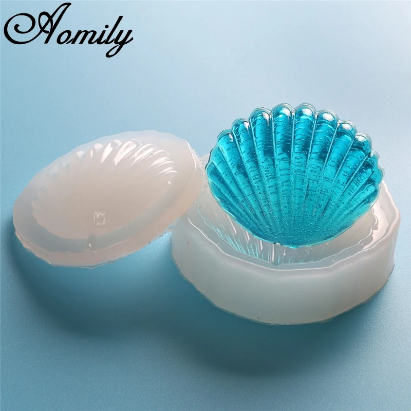 

Aomily 3D Sea Shell Shape Silicone Mold DIY Handmade Cookies Chocolate Mould Kitchen Cake Pastry Baking Decorating Tools Gadgets