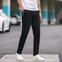 Мужские брюки модные однотонные удобные впитывающие пот Прочные эластичные карманы на молнии сшивание отделка Gloria Joggers спортивные брюки