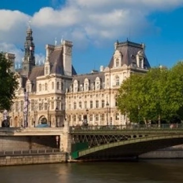 Hotel de Ville Poster Print by Brian Jannsen (36 x 24)