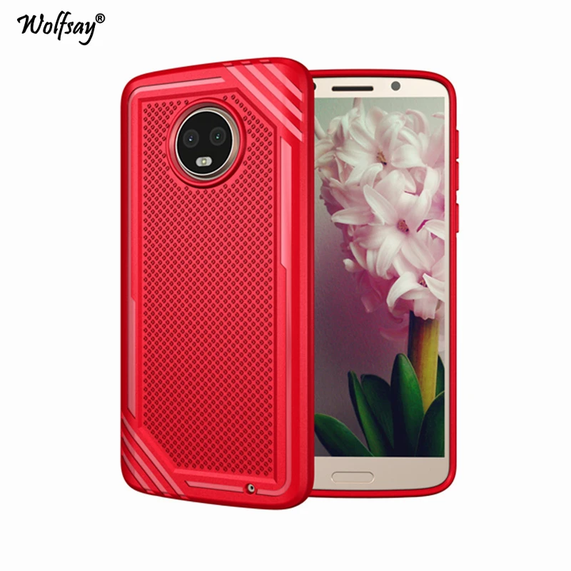 sFor Phone Case Moto G6 Plus Case Shockproof Impact Hybrid Soft Silicone Case For Moto G6 Plus