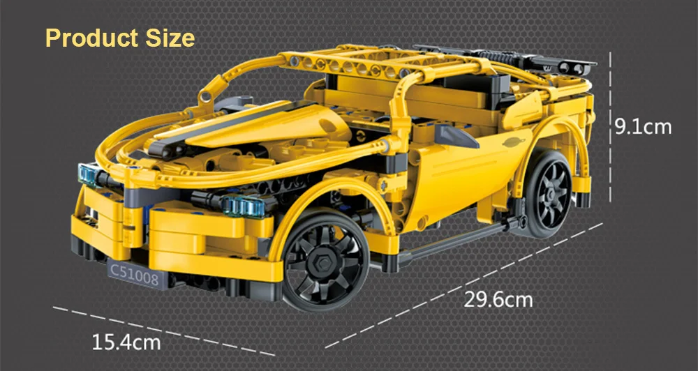 Развивающие собраны RC автомобиль 2,4 г дистанционное управление гоночных автомобилей Building Block игрушечные лошадки модель для детей подарок