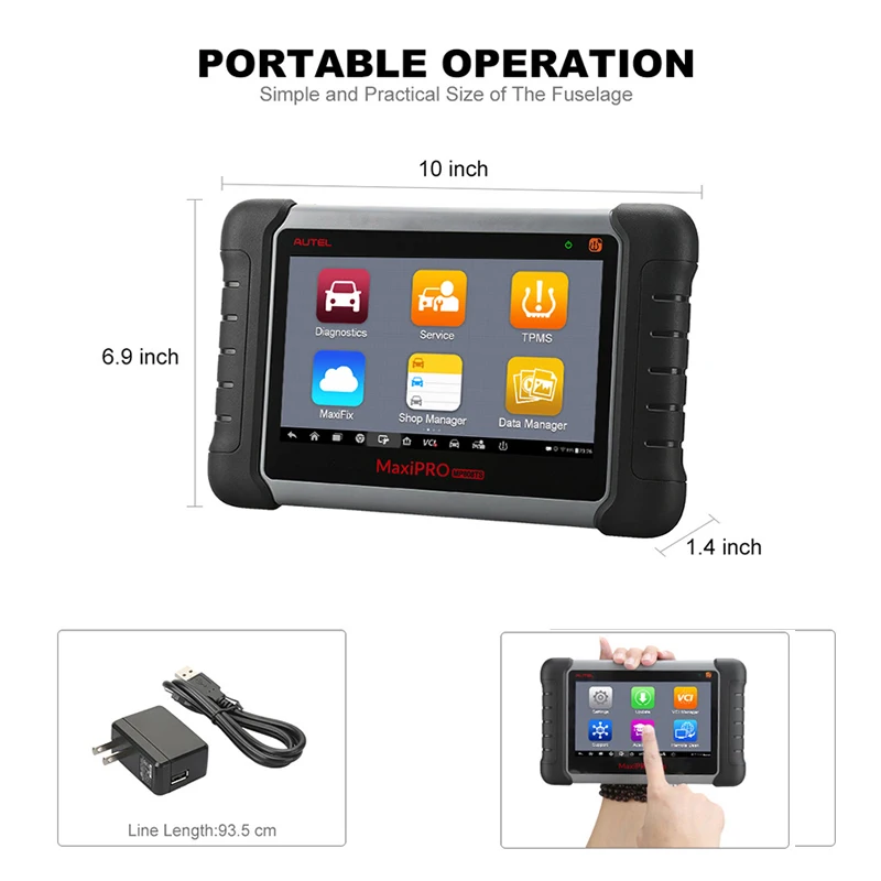 Autel MP808TS Diagnostic Tool Prime of DS808 Better than MS906 MS906TS MS906BT Combine of MS906BT TS601 Wifi Bluetooth Scanner