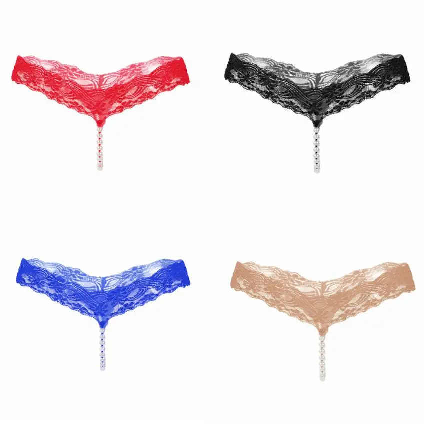 sexy ladies lace g string underwear women pearls thongs and g string sexy ladies lace g string underwear women pearls thongs and g string panties women intimates underpants female 6 colors in g strings thongs tangas from