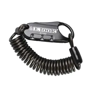 Portable Cycling Lock Bicycle Bike Combination Code Locks Travel Helmet Locks Mountain Bike Portable Password Lock #F40NT09