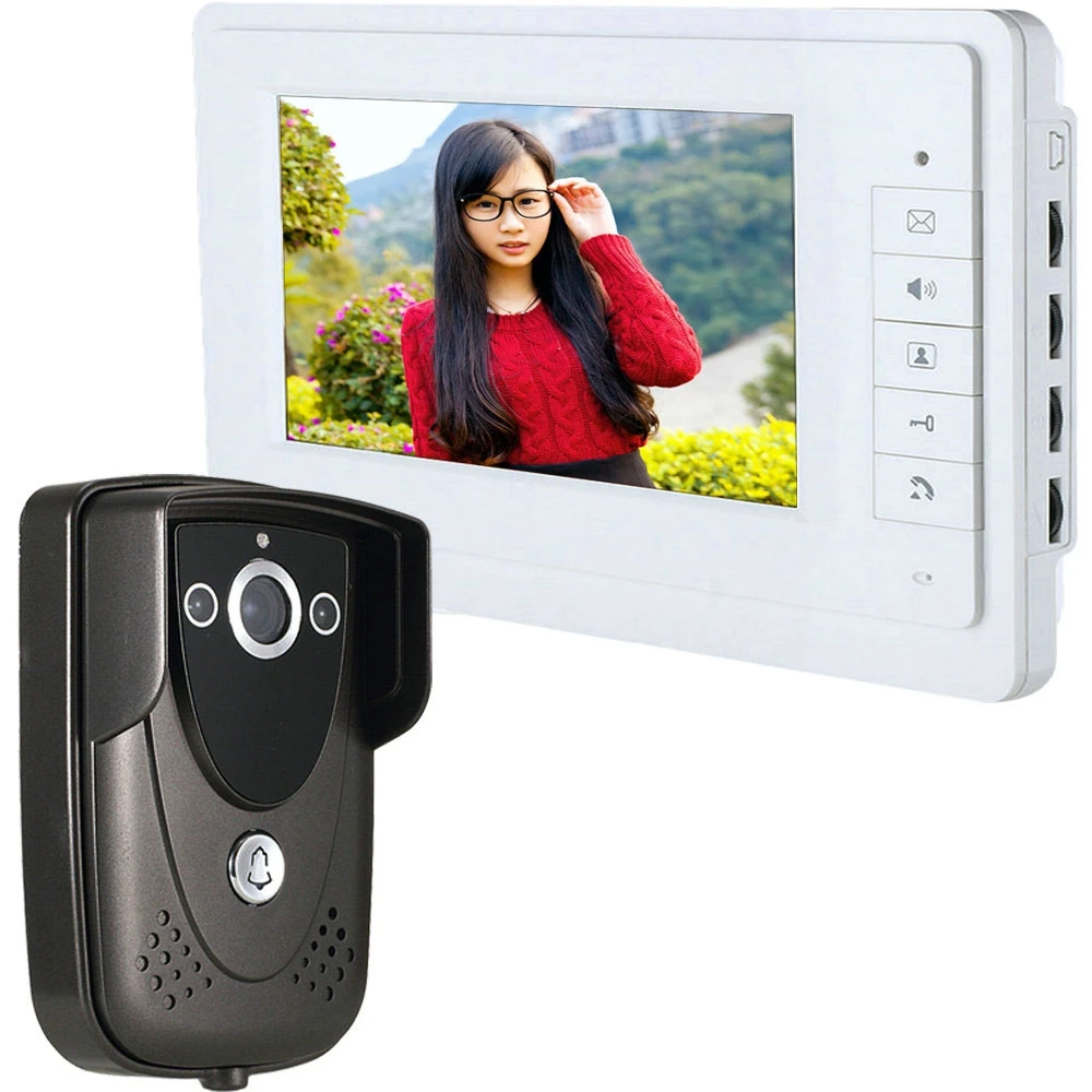 

Fimei 7'' Doorbell Camera HD Video Intercom Door Phone Monitor System RFID Card Reader Camera Door Viewer For Home SY819FC11