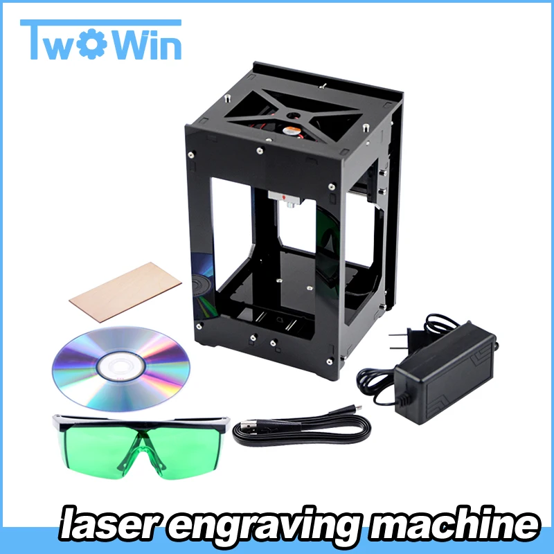 

1000mw/3000mw/4000mw DIY laser engraving machine small desktop micro laser engraving machine marking machine cutting machine