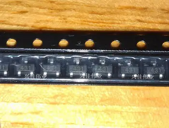 

50pcs free shipping TL431A TL431 Voltage References 2.5-36V Prog Adjust SOT-23 new original