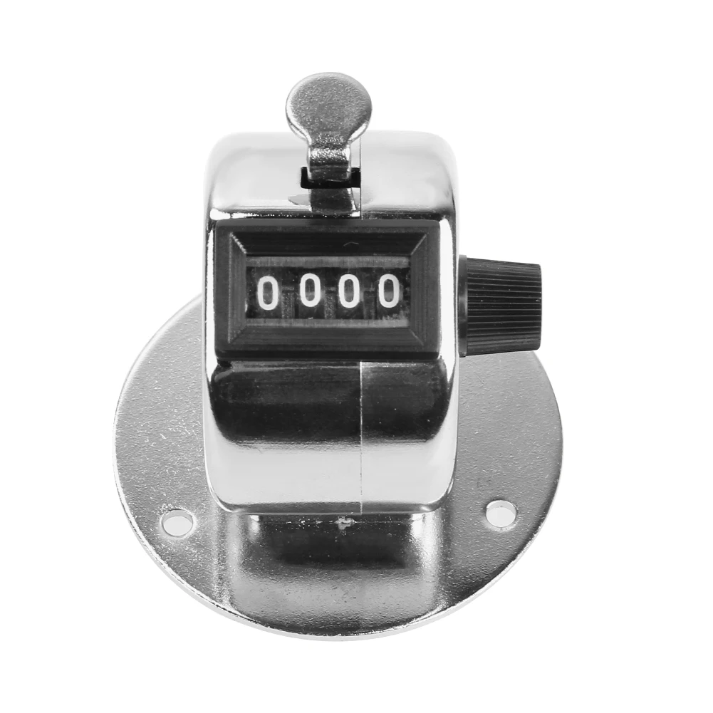 4Digit Useful Counting Manual Hand Tally Number Counter Mechanical Click Clicker