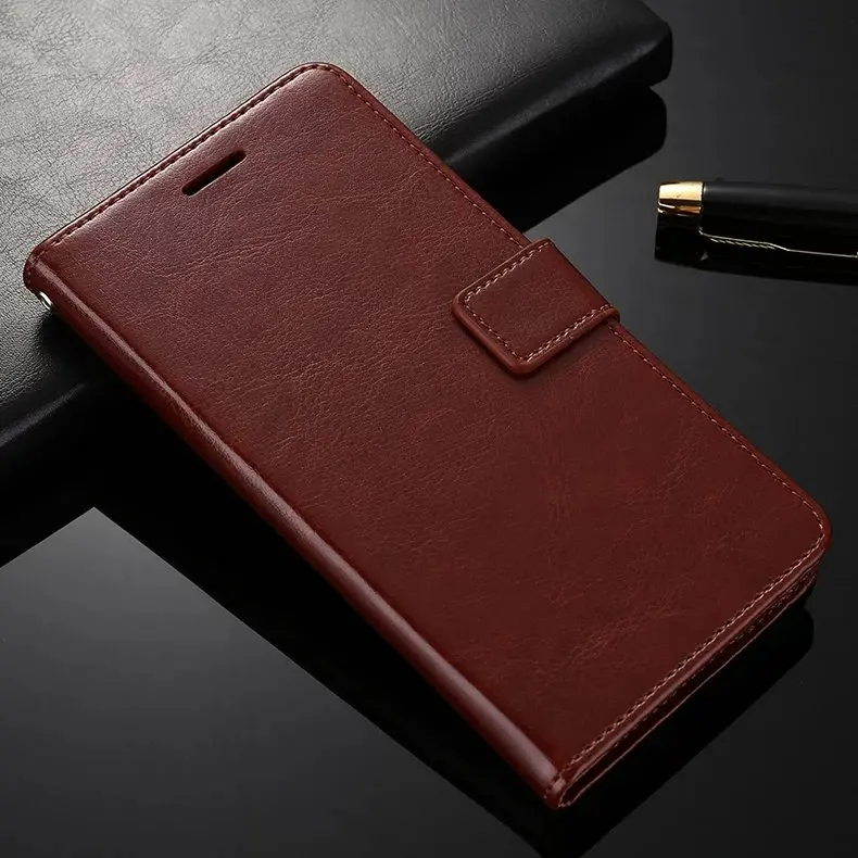 Luxury Soft Silicone TPU Flip Wallet Card Holder Stand Function Leather