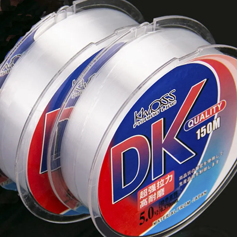 Transparent POETRYYI 150M XPS Super Strong Monofilament transparent/brown Nylon Carp Fishing Line Not Fluorocarbon line 30 - Цвет: Transparent