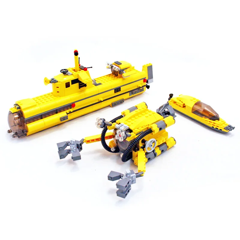 

Compatible Legoe Technic Creative model 24012 673pcs Underwater Explora Ship building blocks 4888 Bricks toys for children