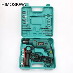 HIMOSKWA 32 шт. mutilfunctional влияние электрические сверла с дополнительной Toolbox механические инструменты комплект