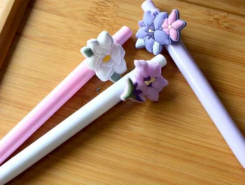 

korea pretty flower ballpoint pen cute cartoon school prize gift student ballpoint pen office writing pen 40pc/lot