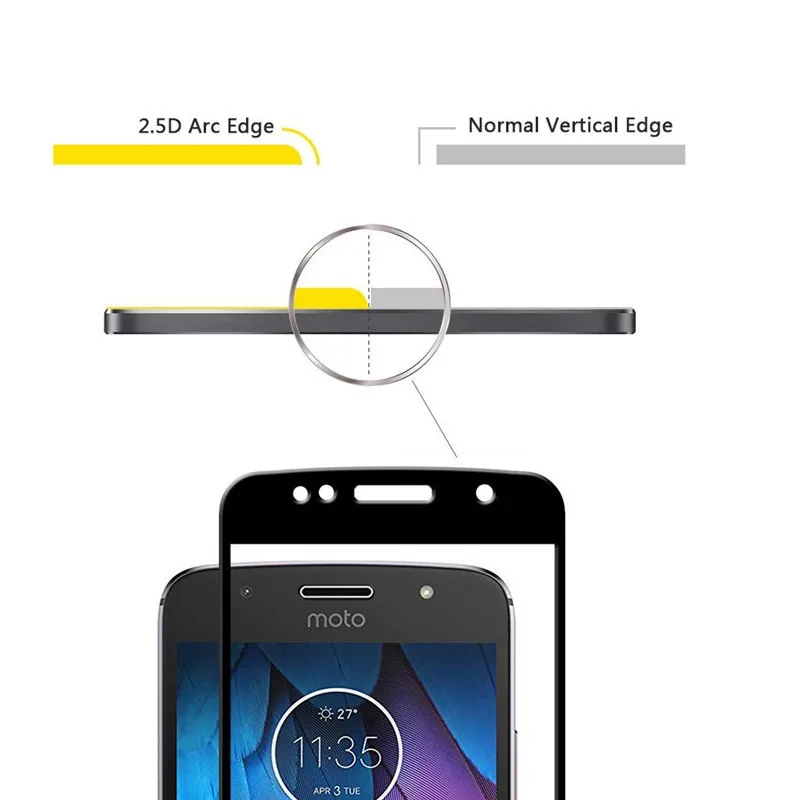 Закаленное стекло для Motorola Moto Z2 Force, Защитное стекло для экрана Motorola Moto Z2 Force XT1789, защитная пленка на весь экран