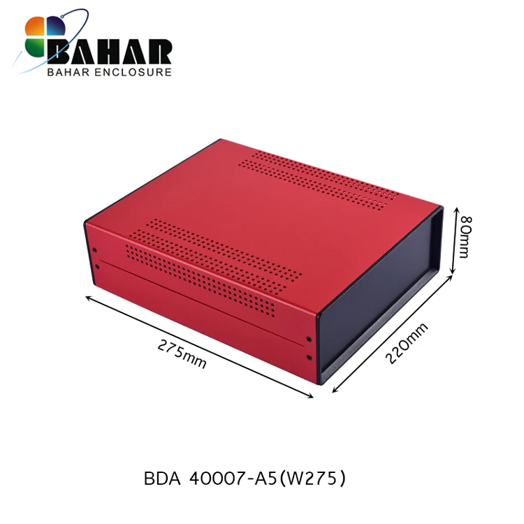Электронный корпус изделия Железный корпус diy Железный проект чехол инструмент чехол 220*80*275 мм для источника питания распределительная коробка - Цвет: BDA40007-A5(W275)