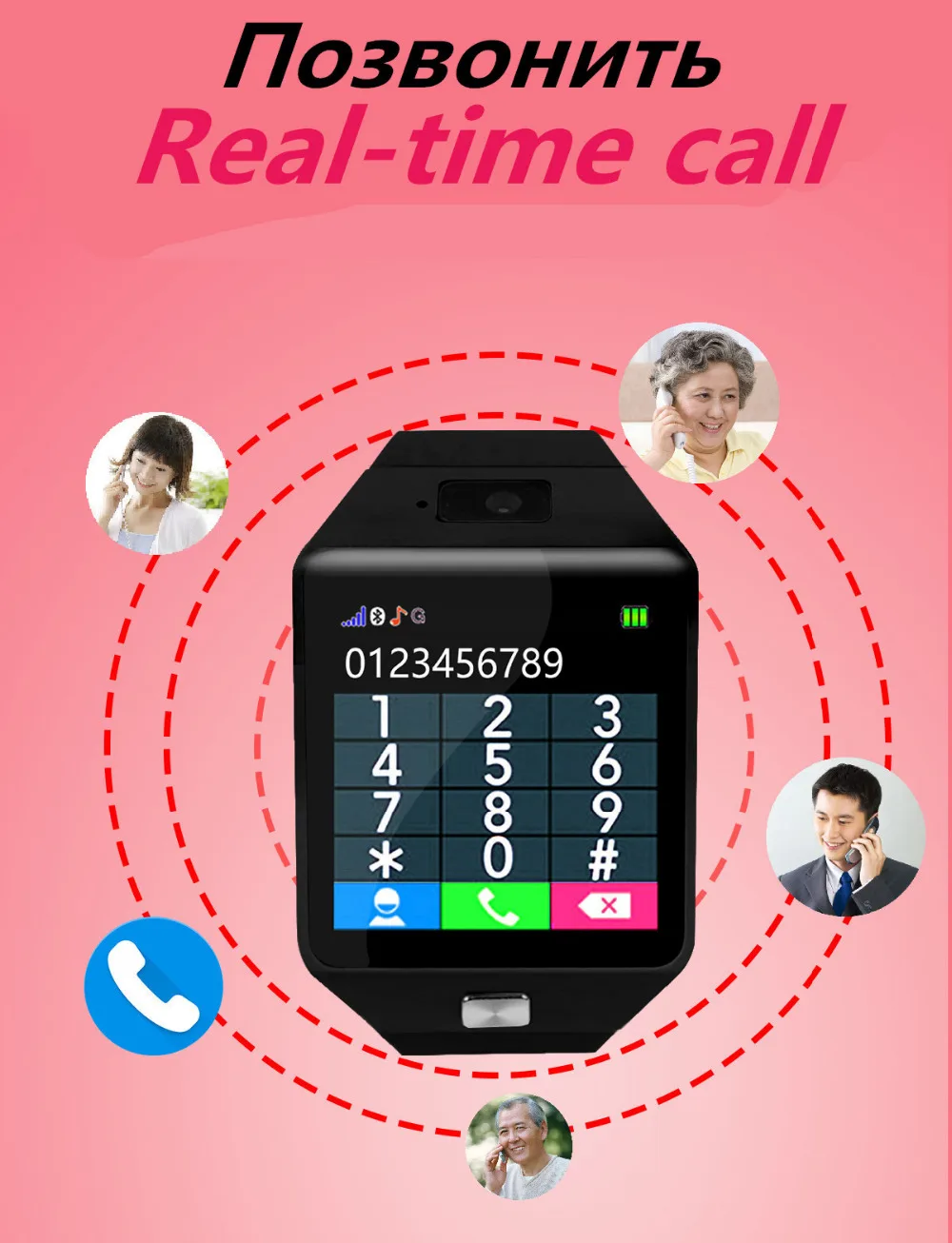 Смарт часы DZ09 поддержка SIM TF карты для Android IOS Телефон детская камера женские Bluetooth часы с розничной коробкой Россия