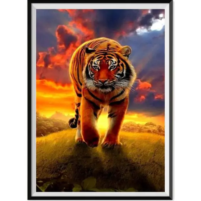 Painting By Numbers 5D DIY Diamond Painting Embroidery Part Round