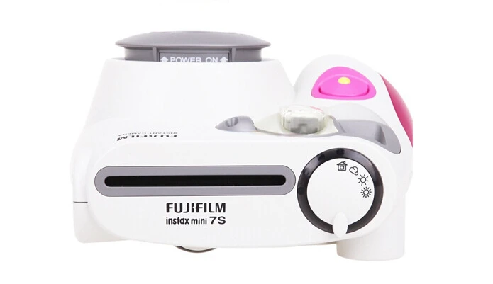 Подлинная Fuji Fujifilm Instax Mini 7S камера Мгновенной Печати Фильм моментальная Съемка фото бумага розовый синий камера подарок свадьба