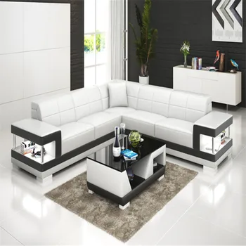 

0413-G8017B Minimalist modern simple multi-function leather sofa