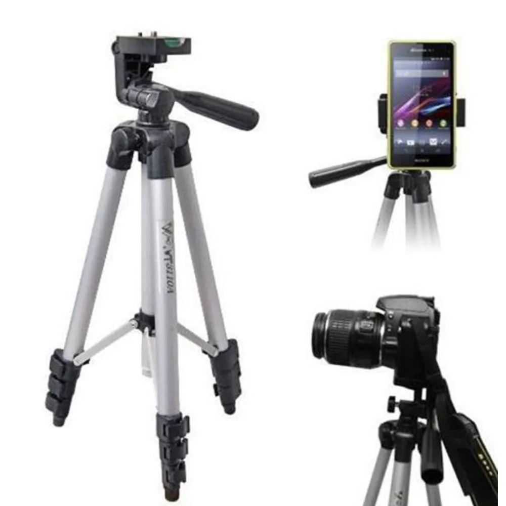 Lightweight Telescopic Camera Tripod Stand Holder for Gopro DSLR for