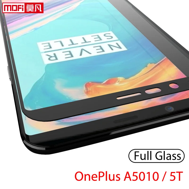 Защита для экрана OnePlus 5T закаленное стекло пленка One Plus A5010 2.5D Mofi ультра тонкий 9H