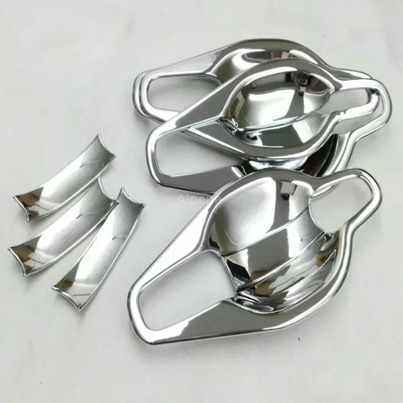 

FOR MITSUBISHI OUTLANDER 2013 2014 2015 2016 2017 2018 2019 CHROME DOOR HANDLE COVER + BOWL CUP CAP TRIM ACCESSORIES