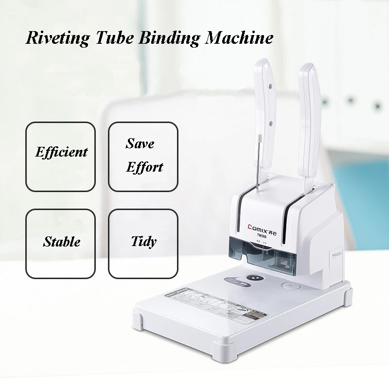 

Binding Machine Financial Accounting Bookkeeping Certificate Hot Melt Binding Machine Manual Small Simple Punching MachineTM388