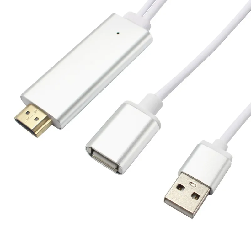 EDAL HDMI кабель HDTV адаптера AV 8 Pin/Micro USB к 1080P для iPhone 5 6 S Plus Android Samsung Xiaomi LG|Кабели HDMI| |