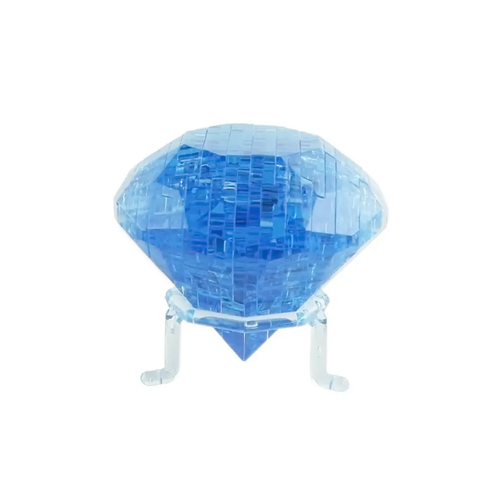 

EBOYU(TM) 3D Crystal Puzzle Diamond Shaped Model Kids DIY Building Toy for Kids Christmas Gift Toy